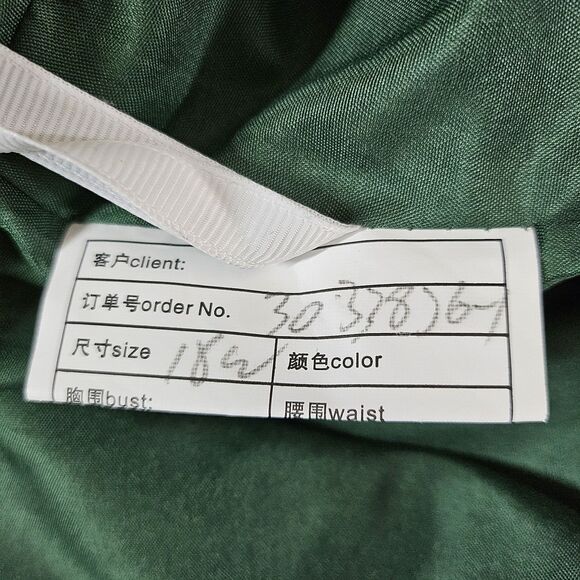 Make You Pretty brand womens lacy short sleeve top emerald green NWT size 16W - Picture 5 of 6